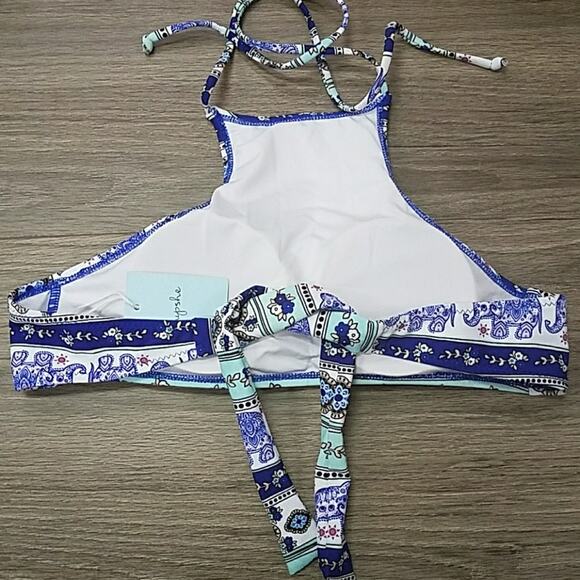 NWT Cupshe elephant print halter bikini sz L - Picture 3 of 7